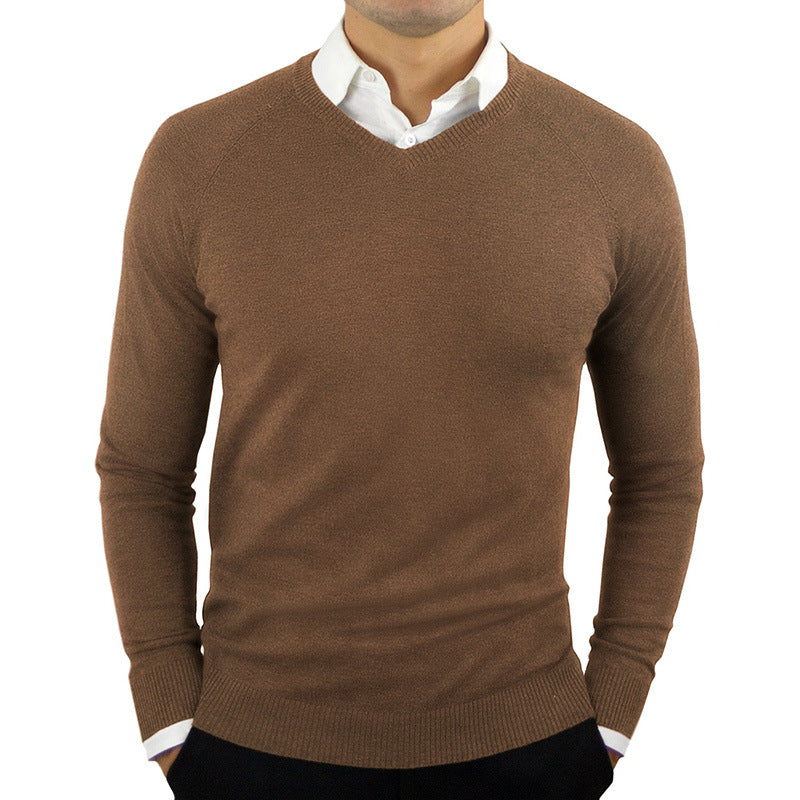 Men's Sweaters, Long-sleeved Sweaters, High-neck Bottoming Shirts